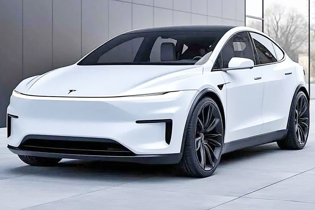 テスラの新型モデルY「ジュニパー」がついに姿を現す！中国工場から流出した最新デザインが注目の的