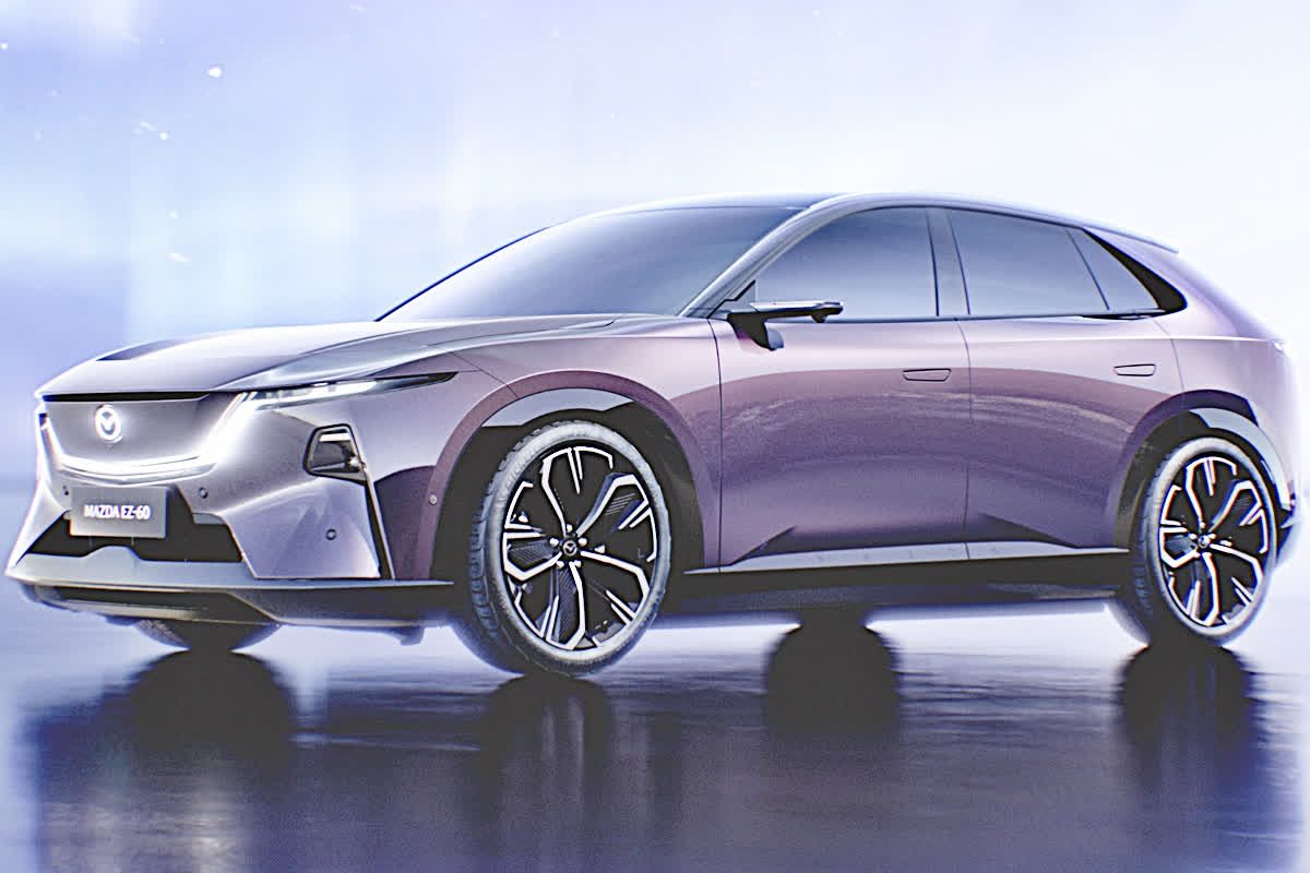 航続距離628km×発光エンブレムの未来感！EZ-60が「マツダらしさ」を