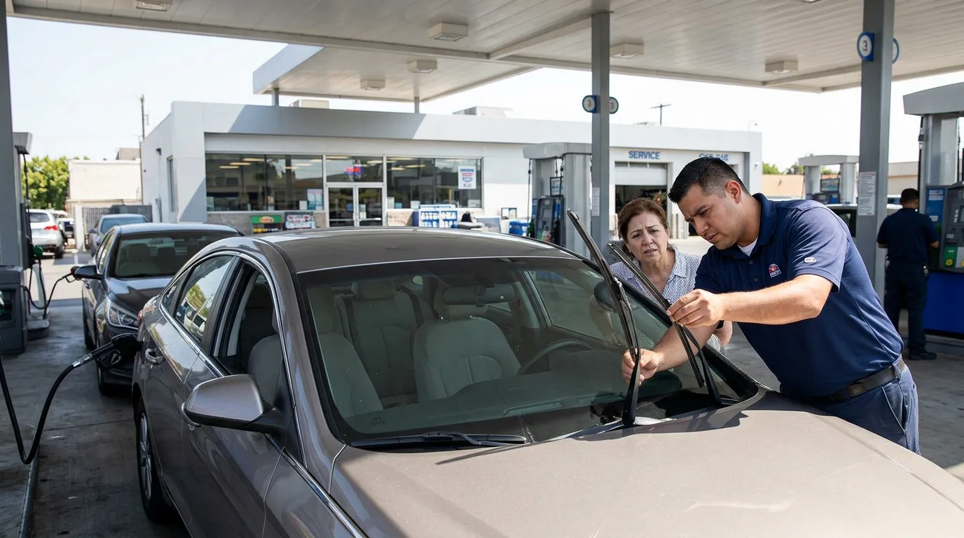 「もう裂けてますよ」は本当か？ガソリンスタンドのワイパー交換勧誘、その手口と見破り方