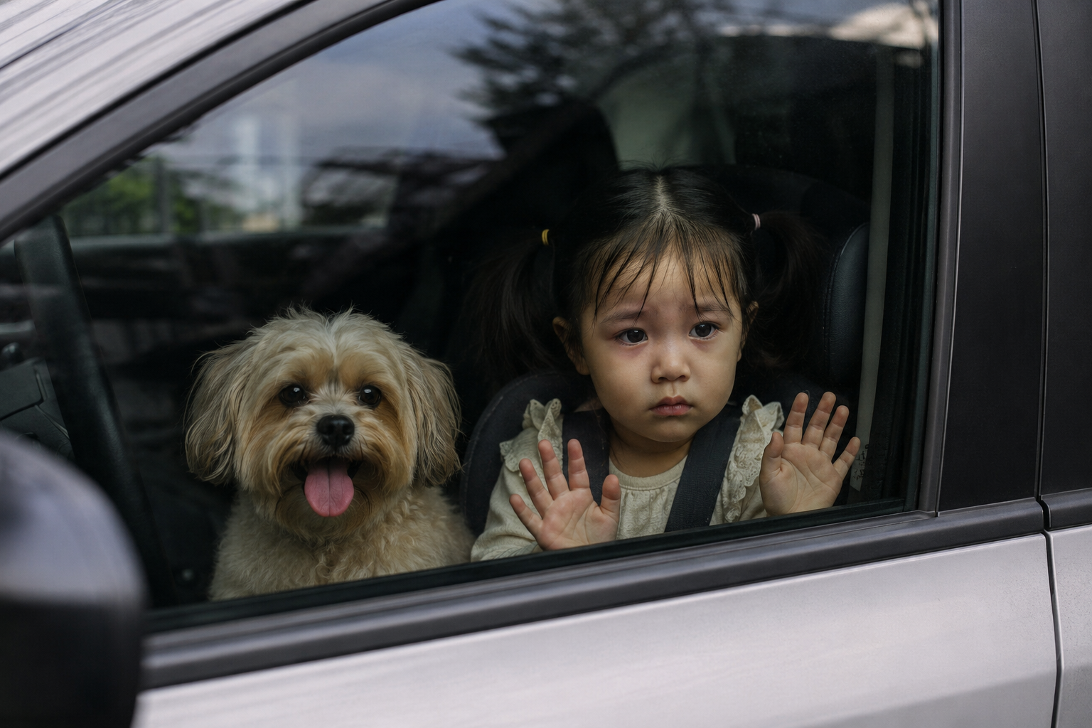 エアコンを止めてわずか5分、運転席はもう「危険」の領域 それでも子どもを残して離れますか？